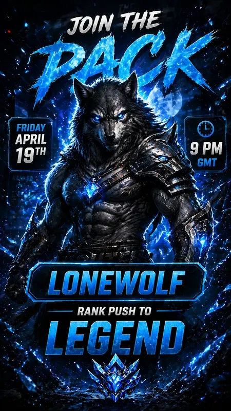 Cinematic Esports Poster Generator