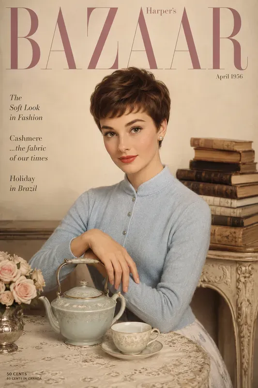 Vintage Fashion Editorial Covers
