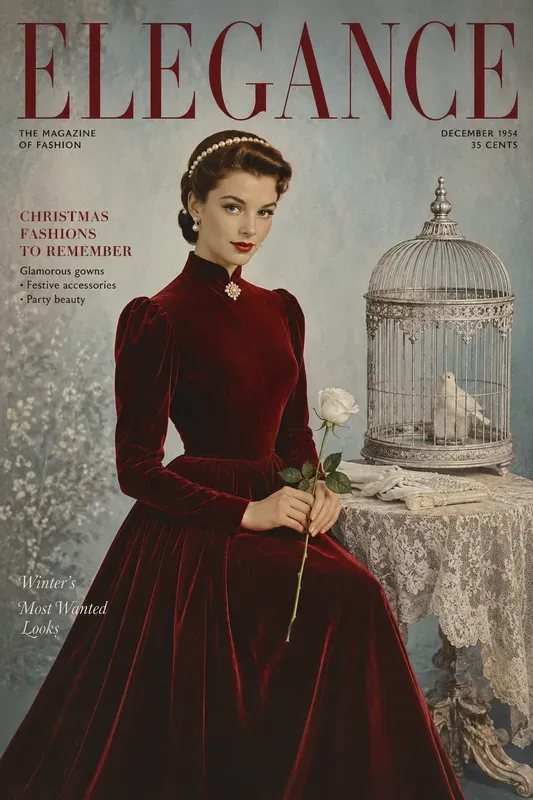 Vintage Fashion Editorial Covers