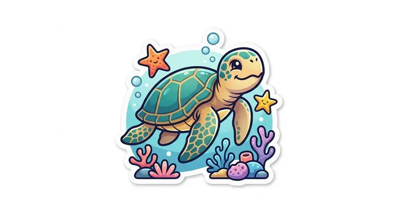 Tropical Summer Stickers