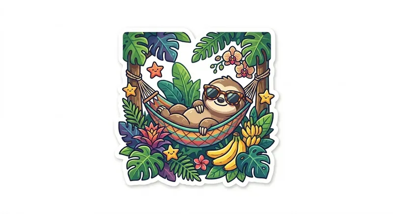 Tropical Summer Stickers