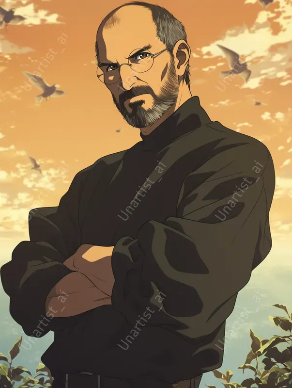 Anime Style Famous Person Portraits