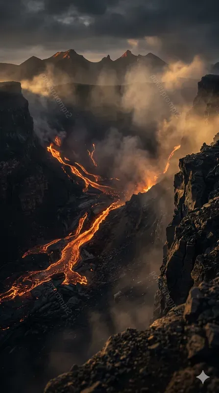 Golden Dark Cinematic Landscapes