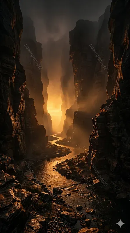 Golden Dark Cinematic Landscapes