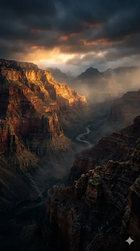 Golden Dark Cinematic Landscapes