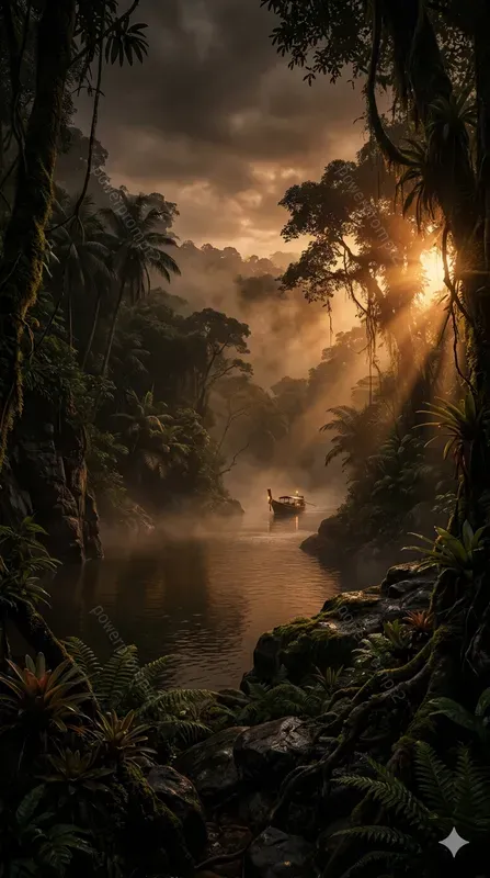 Golden Dark Cinematic Landscapes