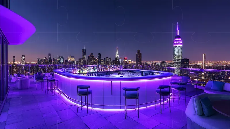 Roof Top Bar Interior Designs