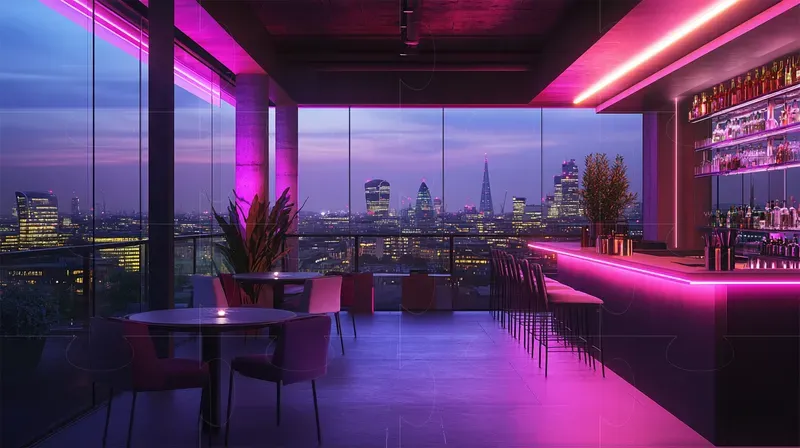 Roof Top Bar Interior Designs