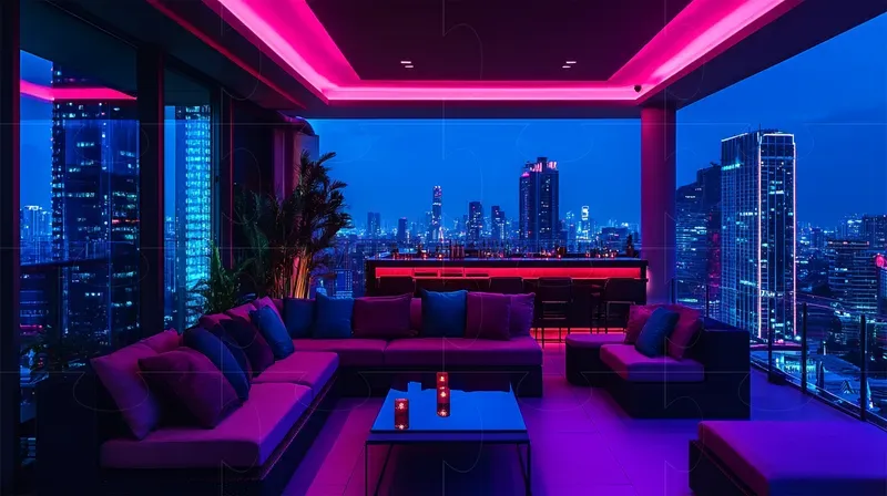 Roof Top Bar Interior Designs