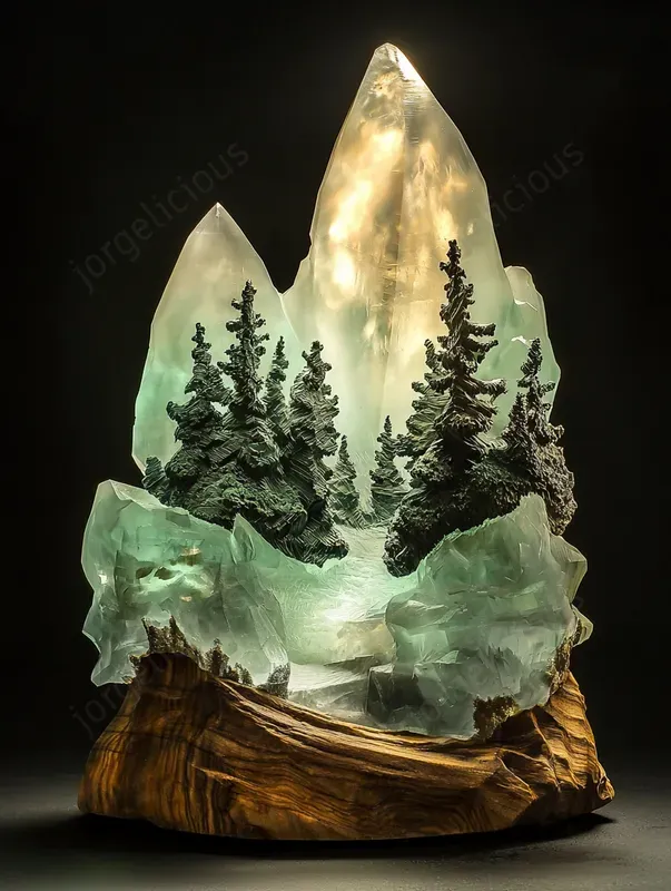 Crystal Landscapes For Decor Art