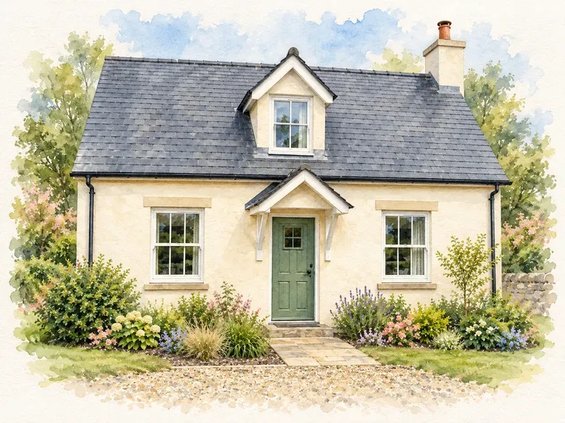 Watercolor Painting House Portraits