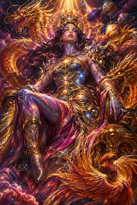 Cinematic Maximalist Oil Paintings