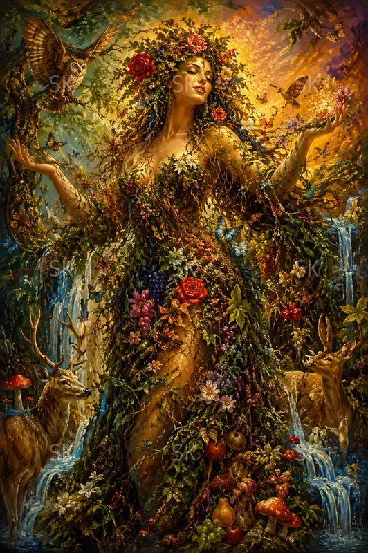 Cinematic Maximalist Oil Paintings