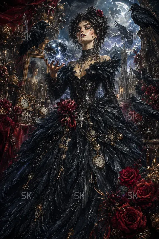 Cinematic Maximalist Oil Paintings
