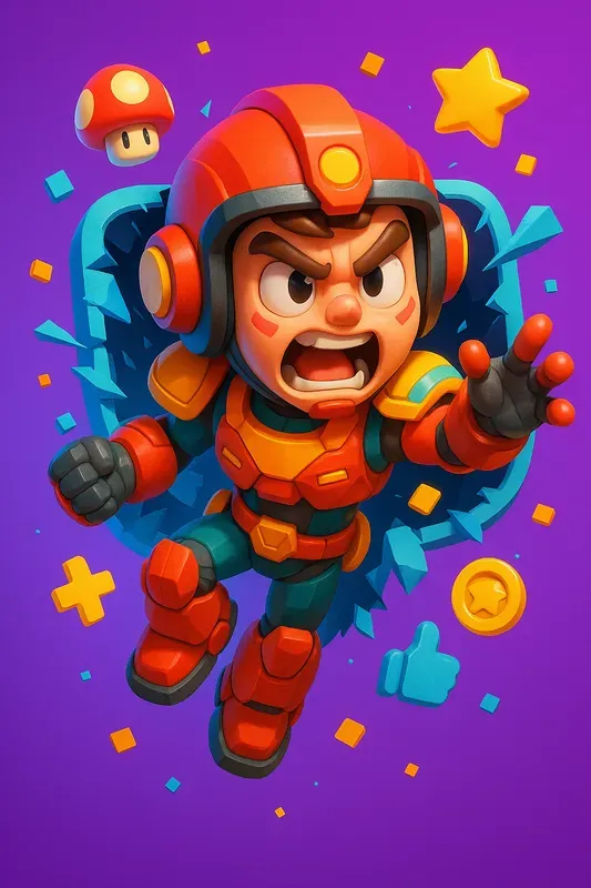 3D Game Character Breakouts