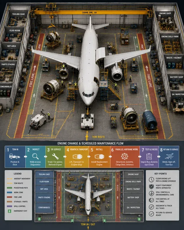 Aircraft Mro Hangar Maintenance Flows