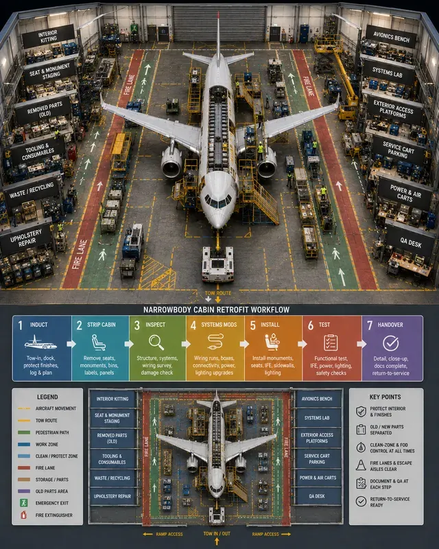 Aircraft Mro Hangar Maintenance Flows
