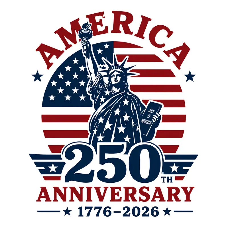 Vector Tshirt 250th Anniversary Americas