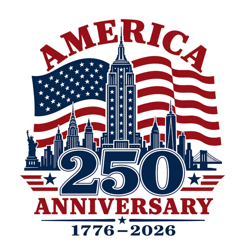 Vector Tshirt 250th Anniversary Americas
