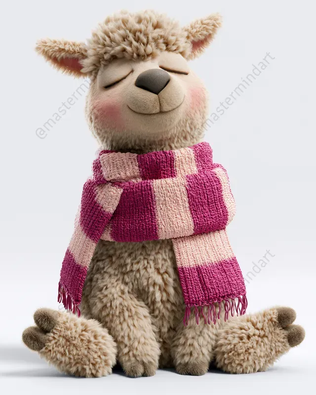Cozy 3D Animal Scarves