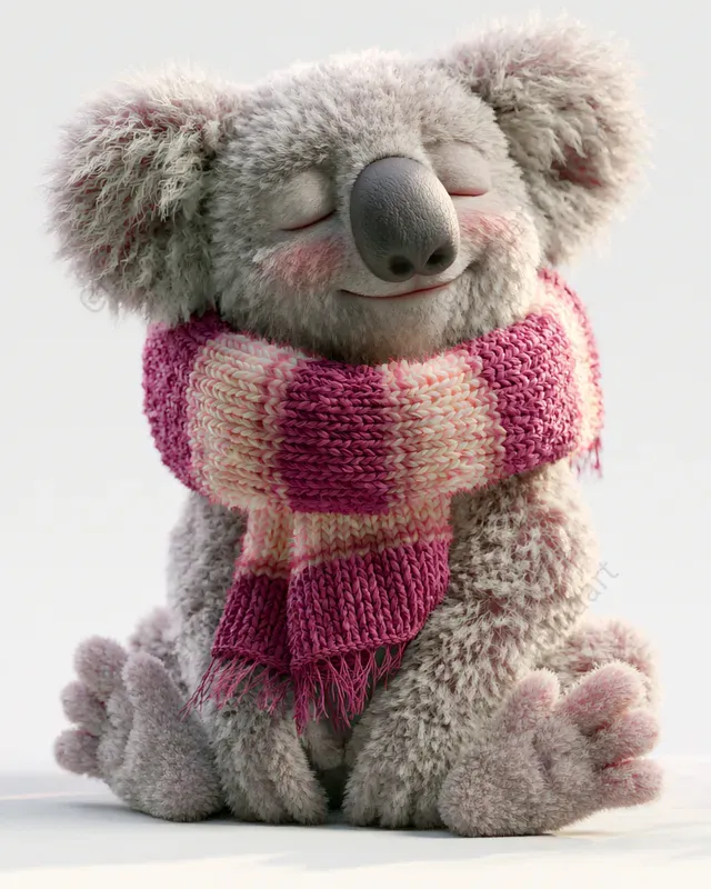 Cozy 3D Animal Scarves