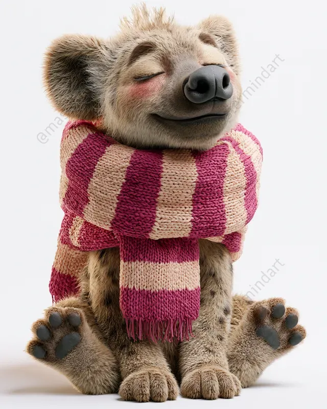 Cozy 3D Animal Scarves