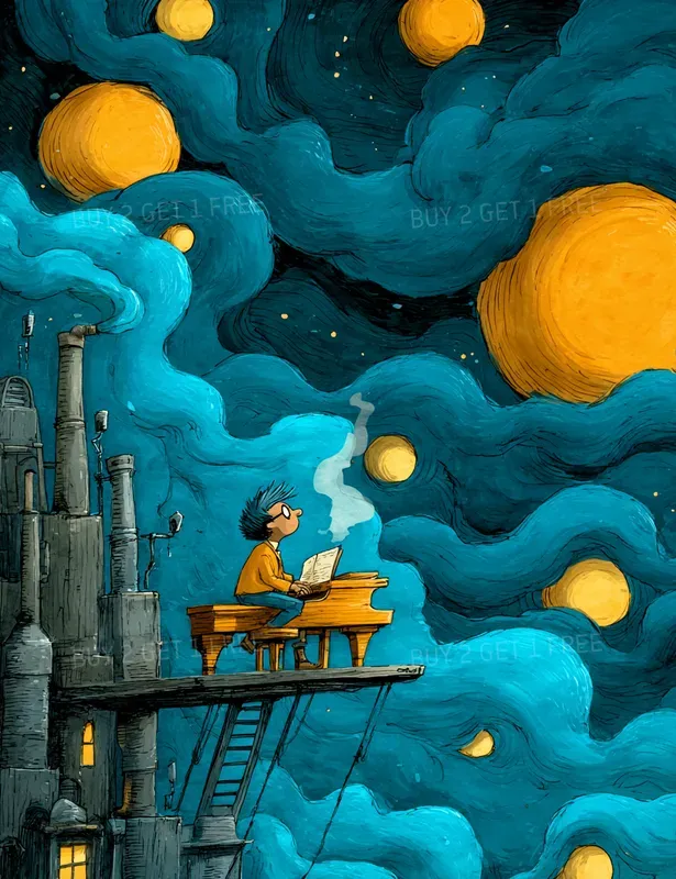 Whimsical Celestial Adventure Storybooks