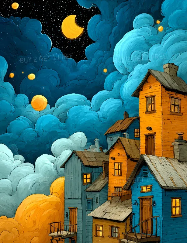 Whimsical Celestial Adventure Storybooks