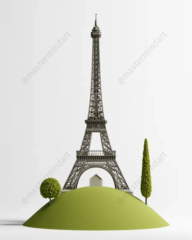 3D Landmark Logos