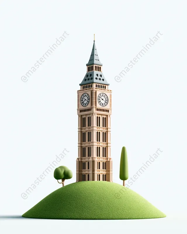 3D Landmark Logos