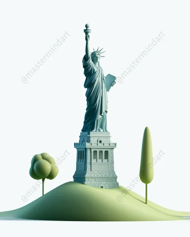 3D Landmark Logos