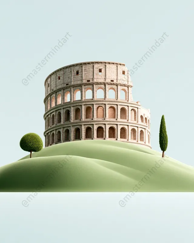 3D Landmark Logos