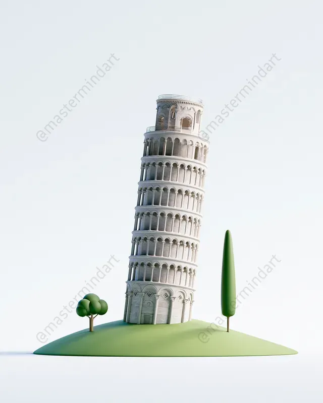 3D Landmark Logos