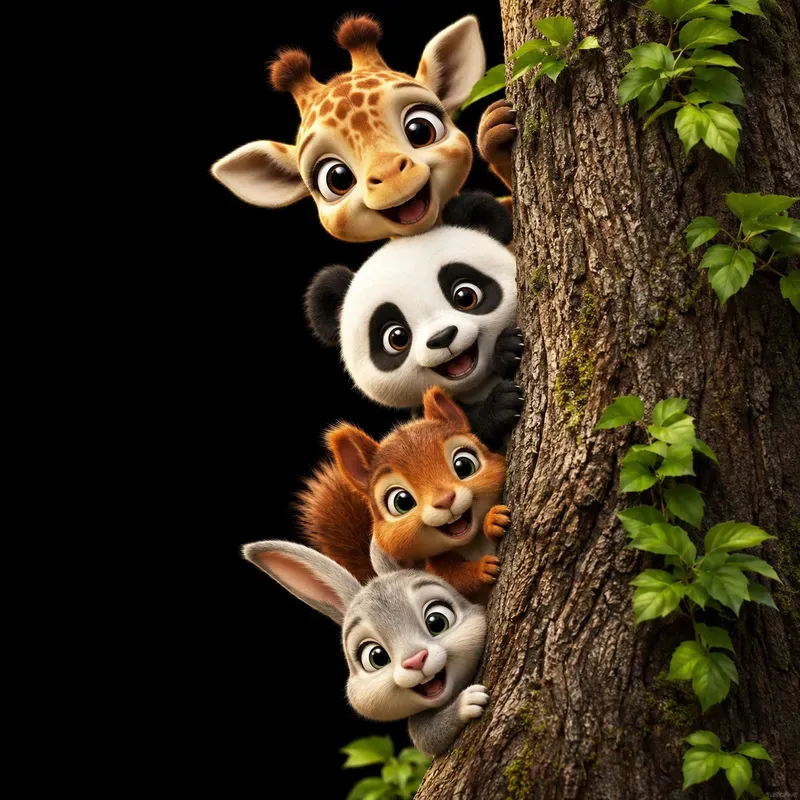 Peekaboo Forest Friends