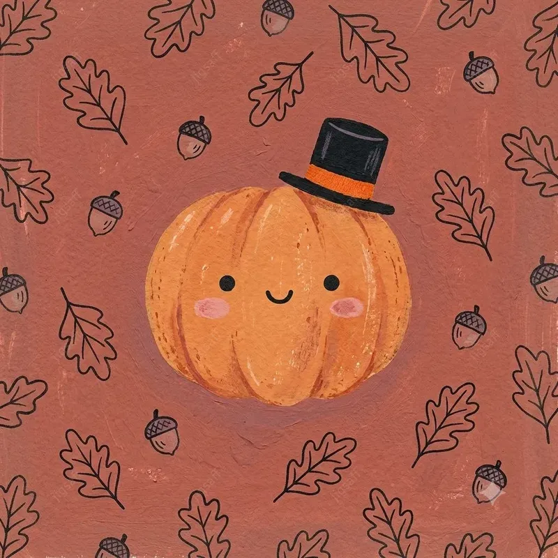 Cute Gouache Halloween Characters