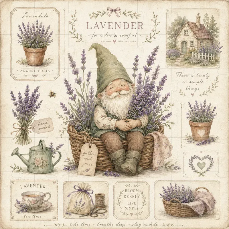 Cottagecore Garden Fairy Illustrations