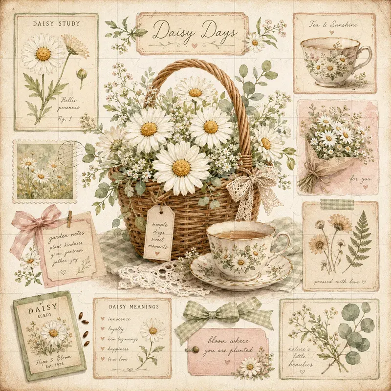 Cottagecore Garden Fairy Illustrations