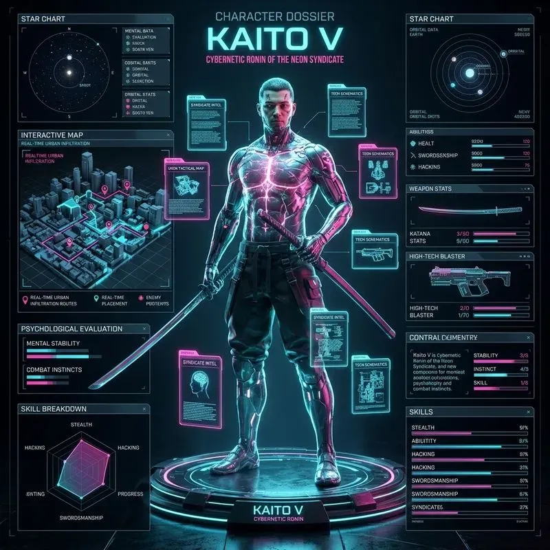 Scifi Character Dossier Generator