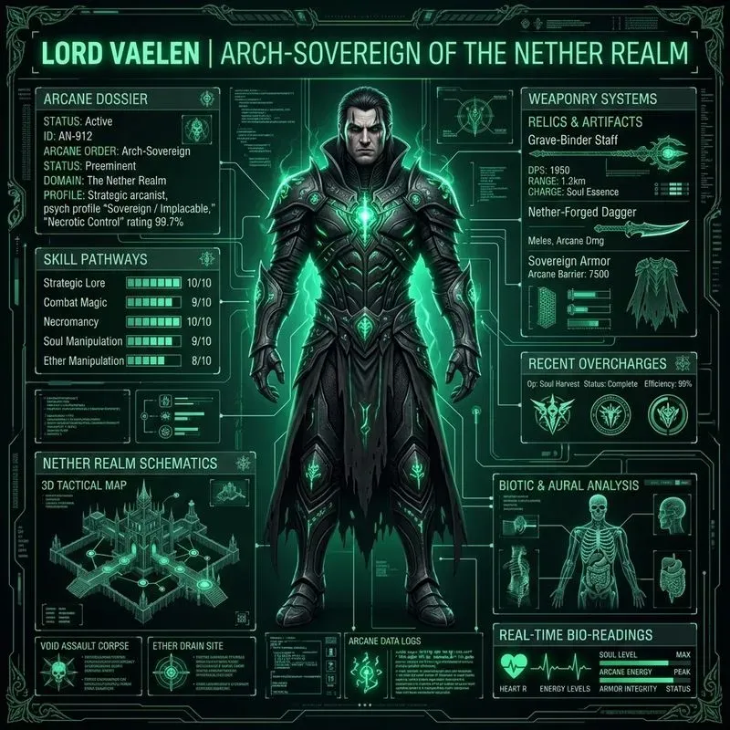 Scifi Character Dossier Generator