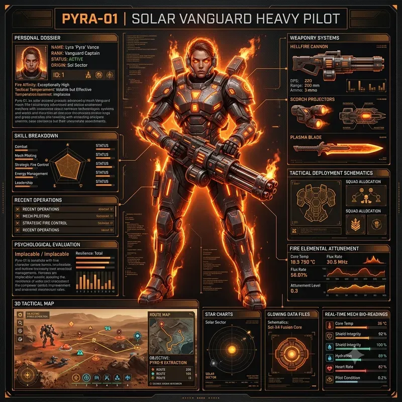 Scifi Character Dossier Generator