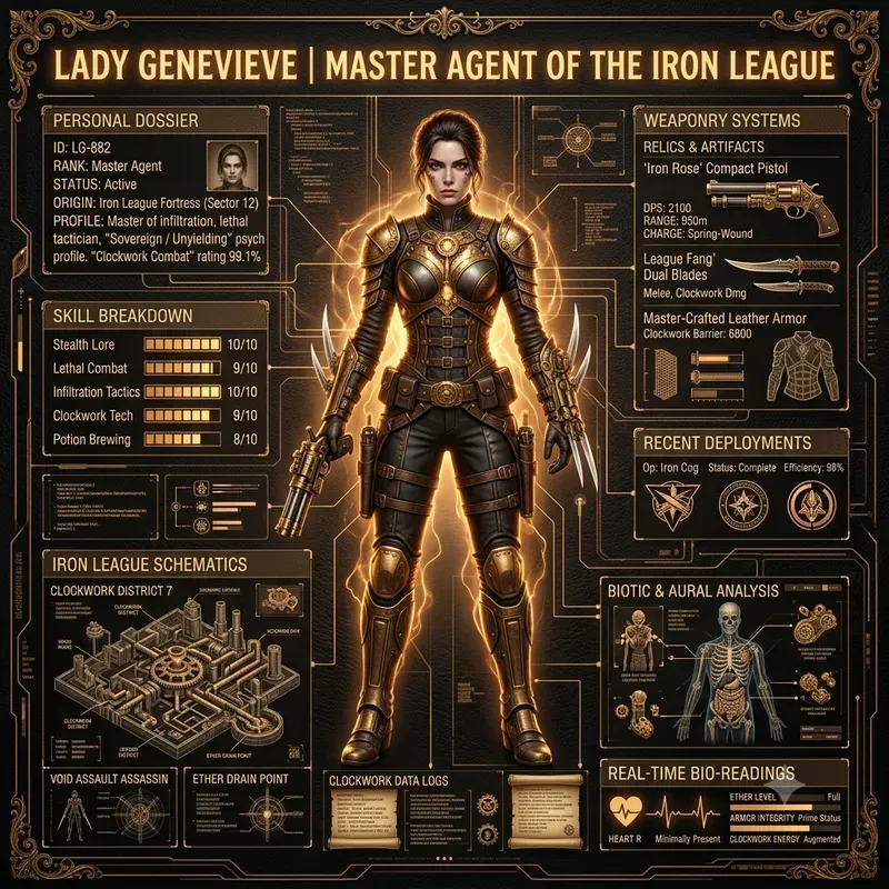 Scifi Character Dossier Generator