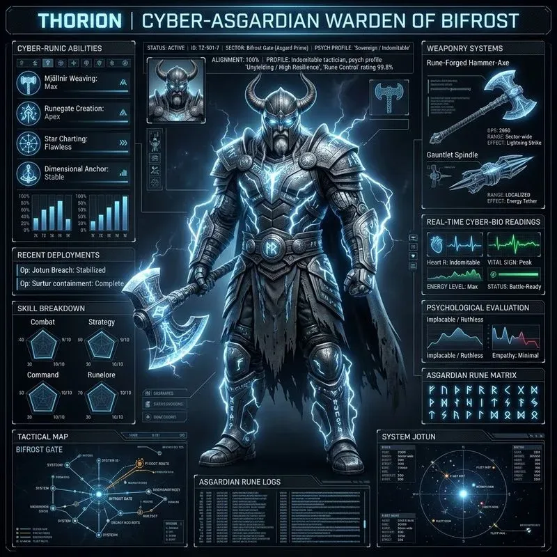 Scifi Character Dossier Generator