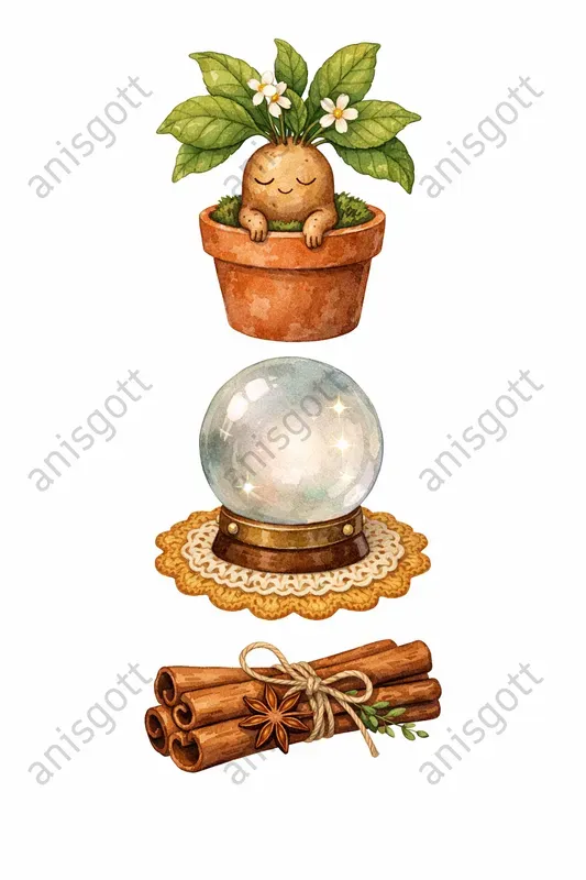 Cozy Witch Cottage Clipart Designs