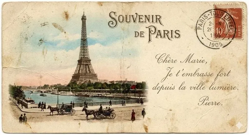 Customizable 1905 Vintage Postcards