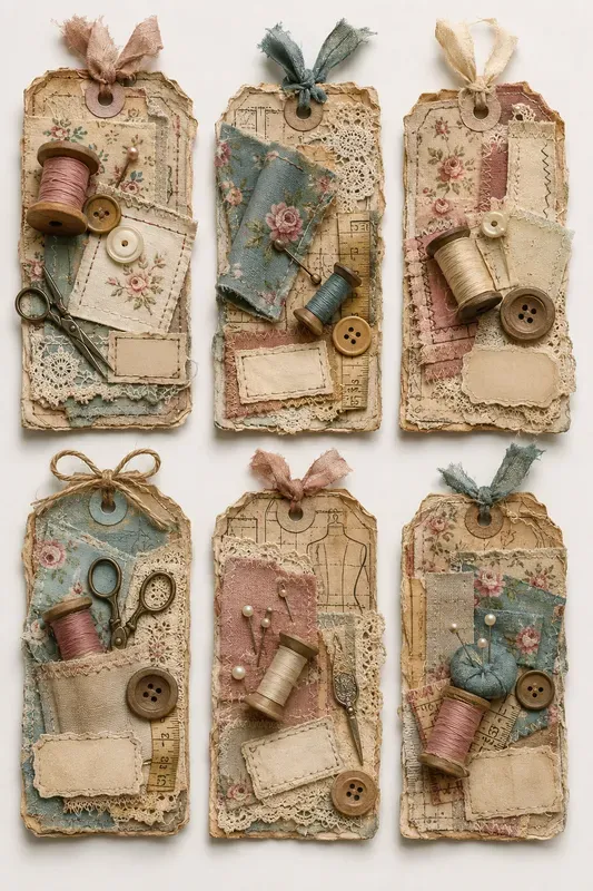 Mixedmedia Ephemera Tags