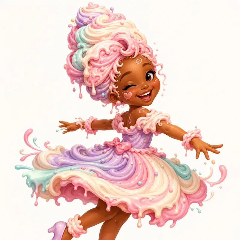 Frosting Face Characters
