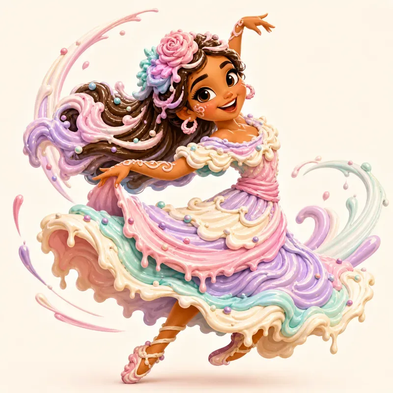 Frosting Face Characters