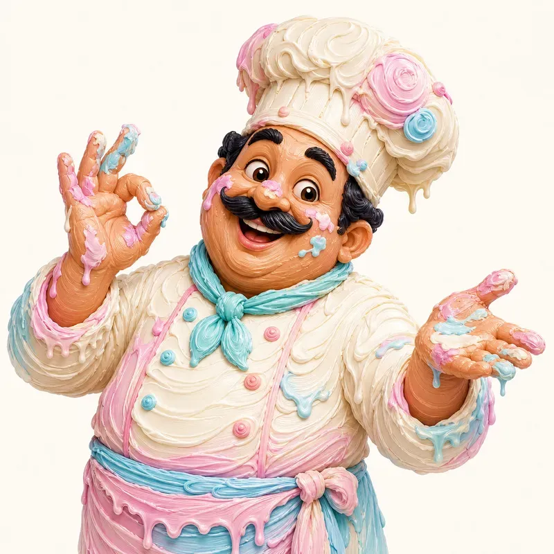 Frosting Face Characters