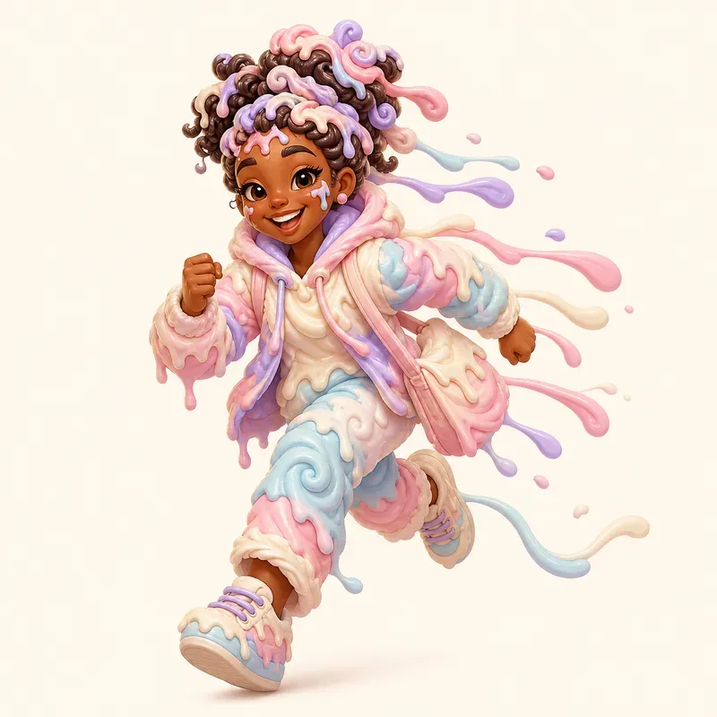 Frosting Face Characters