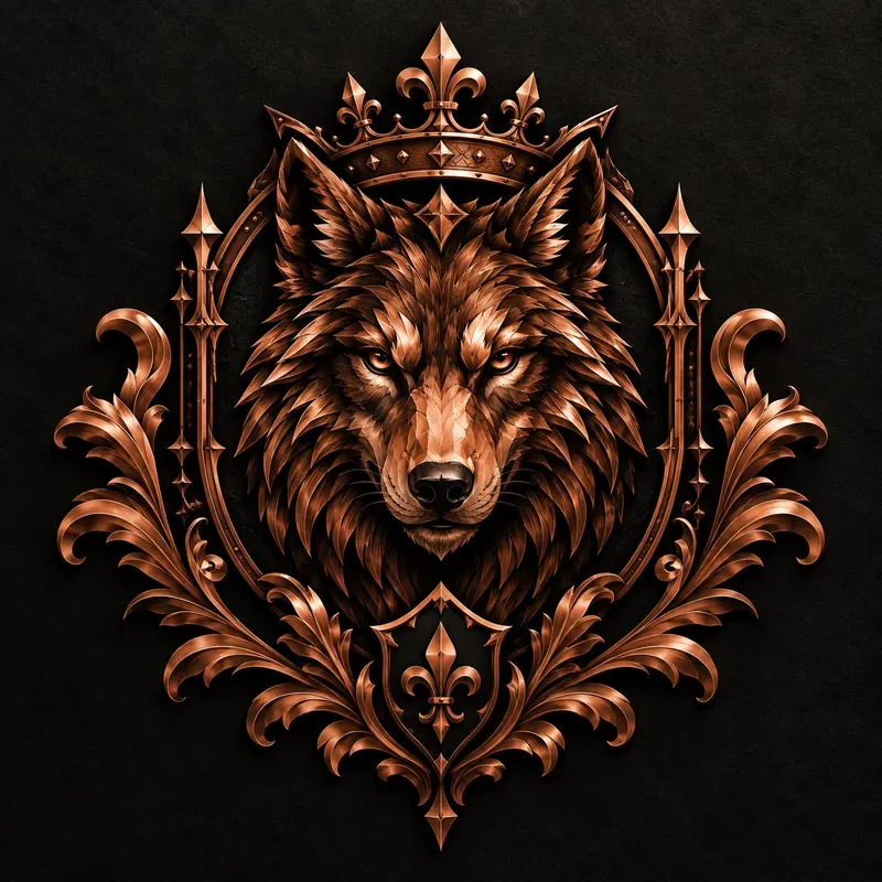 Luxury Metallic Foil Emblem Designs